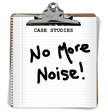 No more noise!